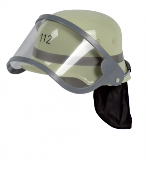 Kinder Feuerwehrhelm Deutscher Feuerwehr mit Visier Helm Karneval Fasching